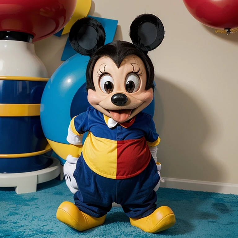 Make me a fusion between Mickey Mouse and Donald Duck 