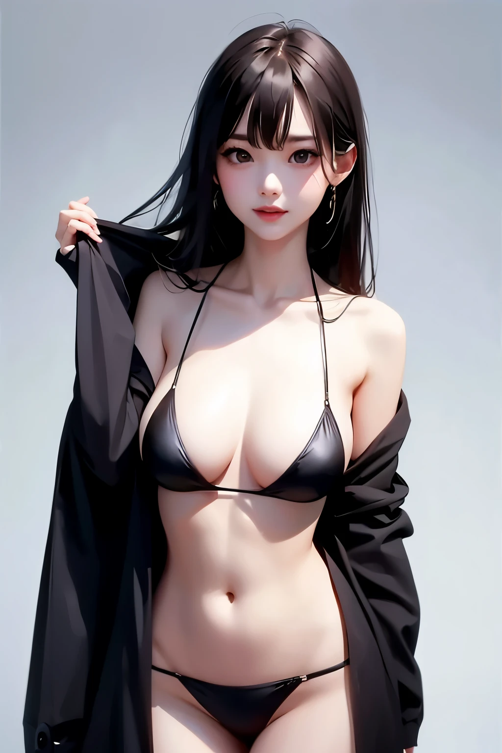 One Young Woman、Big Breasts、Small waist、Micro Bikini