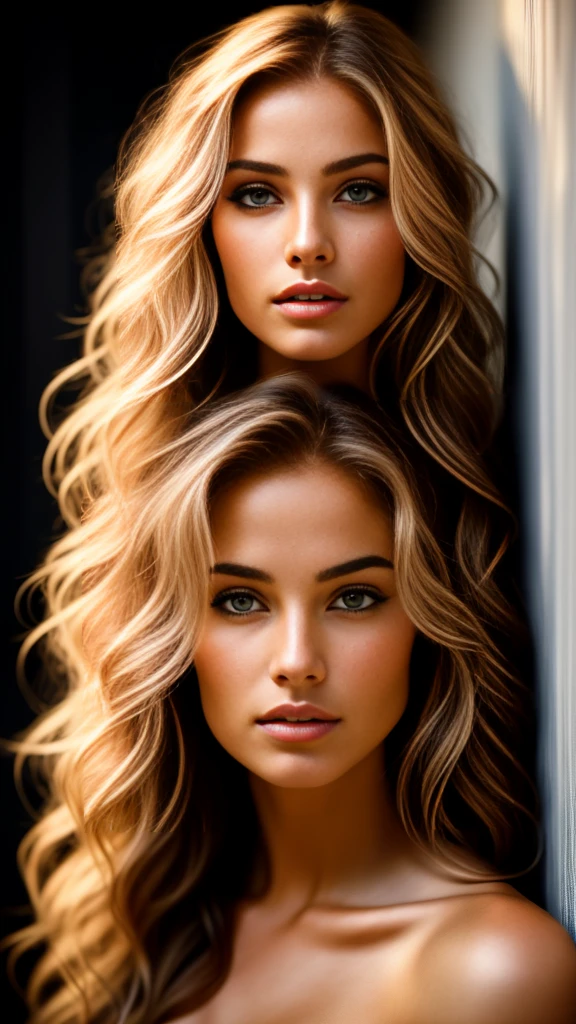 A captivating masterpiece: 1.3),
With an 8K ultra high resolution, stripped of any compromise,
Best quality image, in all its rich detail,
RAW imagination blooming, color depth unfurled,
An elegantly beautiful woman in her thirties,
Exquisitely detailed and expressive face,
Large, expressive eyes with long lashes and distinctive pupils,
Sensuous pose, compelling all to gaze,
Breathtaking portrait, live-action and practical,
Straight, glossy hair cascading down to her shoulders,
Fair, flawless complexion, radiant and pure,
Scarlet