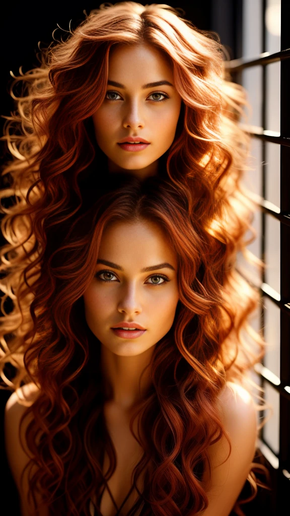 A captivating masterpiece: 1.3),
With an 8K ultra high resolution,  stripped of any compromise,
Best quality image, in all its rich detail,
RAW imagination blooming, color depth unfurled,

An elegantly beautiful woman in her thirties,
Exquisitely detailed and expressive face,
Large, expressive eyes with long lashes and distinctive pupils,
Sensuous pose, compelling all to gaze,
Breathtaking portrait, live-action and practical,
Straight, glossy hair cascading down to her shoulders,
Fair, flawless complexion, radiant and pure,
Scarlet
