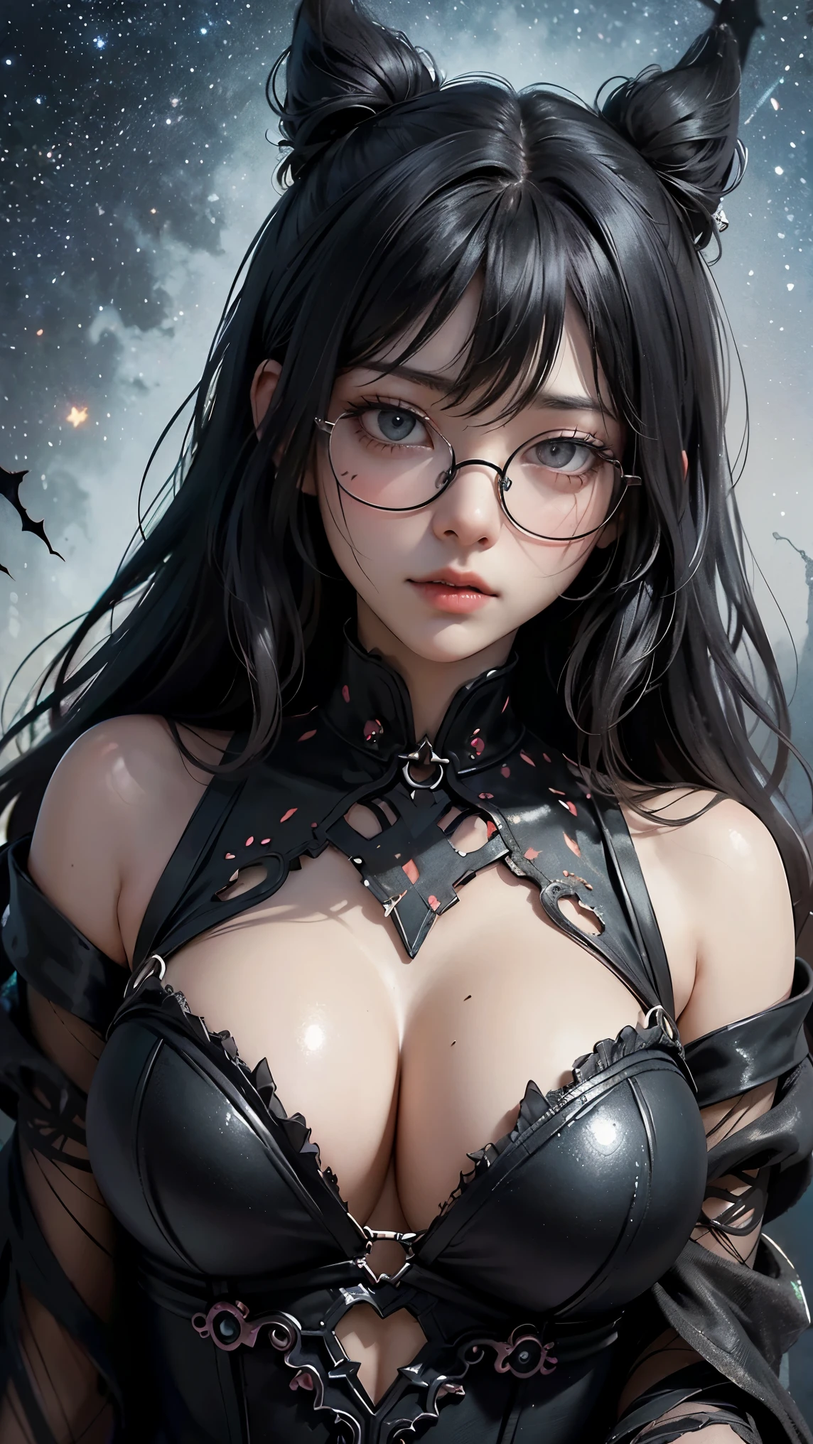 (highest quality,High resolution:1.2),(dark,Threatening:1.1),(Unfortunate:1.1), (Oak:1.5),(devilのテーマ:1.5),(dark horror theme:1.5),(Thriller:1.5),(Inspiration from Stephen King:1.5),(Dark fantasy:1.5), (Ink and watercolor:1.5), (black and white color:1.5), (Ominous landscapes:1.5),(A multitude of stars fly towards the viewer:1.5),(Ruined:1.5),(Ruined village:1.5),(1800s:1.5), (Ruined theme:1.5),(A lot of dust flies:1.5),(puddle:1.5),(Dirt roads:1.5),(Absurd:1.5),(wonderful:1.5),(highest quality:1.5),(masterpiece:1.5),Total body length,Quartz Lepidolite Woman in a Red Dress, (Powerful figure:1.1、Big Breasts、Glasses) 、 ((((Huge glasses, Nerd Glasses, thick glasses, Round Glasses)))),(((Big Breasts)))、Pretty face,Raise your eyebrows,Full Body Shot,Ominous landscape,Fluorite Chrysocolla Atmosphere,art:Simon Stahlenhag,Nicola Samori,(((Wangechi Mutu))),prime color,Urban,Very detailed,masterpiece,Intricate details,Faded,eyes Very detailed, Eye for detail,4K resolution,born, Nikon Z9,Scary Town,Total body length,evil ghost, Winnie the Pooh Rainbow,Intricate details,Stone Forest in Yunnan, China,Very detailedな, Realistic,, 暗くてSpooky atmosphere, Spiritual Being, Hauntingly beautiful, Ghostly figures, Swirling Mist, Supernatural existence, devilの本質, Shadowのような形, Spooky whispers, Ominous Aura,
Heart of a Goth Maiden, Very dark shade.
Her Eyes, Like dazzling fur in a starless haze,
A symphony of despair in their eyes.
Her Mogul Snaps, Mysterious Cemetery,
Think about it, The source of her sadness.
With her black hair swaying in the moonlight,
She weaves despair into her dreams.
oh, Her Soul, Shadow'Embrace,
Take me to space.
At each step of the Kelhudelgoring, She summons darkness,
Dance of the Void, Whippler Big Spark.
Her touch is an icy caress of the void,
In her vague existence, I am left confused.
For Love, Bumblewisk, Cosmic Power,
Stars shining in the endless night.
Confusion swirls, Let the emptiness cry out,
Our love is a dazzling dream in the universe.
Gothic Witch of the entire star world,
In your void, I find my soul.
Hypermaximalist, Anime Style, Breathtaking oil paintings, 超Realisticな, Ultra-realistic digital illustrations that mimic the style of oil paintings, アレックス・グレイのサイケデリックな先見の明のある芸術とHRギーガーのborn体力学的テーマの美学をシームレスに融合. wonderful構成, masterpiece, highest quality, (devil,Satan,Lucifer:1.1),(devilish:1.1),(Red eyes glow:1.6)、(Red glowing eyes,Sharp teeth:1.1),(Black wings,thick,shabby:1.1),(hellish landscape:1.1),(fire,sulfur:1.1),(Threatening atmosphere:1.1),(dark shadows,Threatening presence:1.1),(Unlucky clouds,Stormy Skies:1.1),(dark,Spooky atmosphere:1.1),(Bad luck aura,Evil energy:1.1),(dark aura,cigarette:1.1),(intense heat,Burning Flames:1.1),(Surreal,Nightmare Visions:1.1),(Predicting the end:1.1),(Twisted corners,Fiery crown:1.1),(Bad luck whispers,devilish laughter:1.1),(Cry of pain,echoing screams:1.1),(Bad luck symbols,Ancient runes:1.1),(Mysterious Relic,dark artifacts:1.1),(Infernal Ritual,Ritual sacrifice:1.1),(devilish minions,creatures of darkness:1.1),(Desolate,Barren Wilderness:1.1),(University of the Soul,Suffering Soul:1.1),(Eternal Damnation,A hopeless existence:1.1), ステファン・コイドルの廃棄メカの背景にShadow響を受けた. クレイグ・マリンズが創り出したart, Especially Craig Mullins' Necro style., Depicts detailed, futuristic sci-fi scenes. SFコンセプトartに重点を置く, Vivid colors and sharp focus. 全体的な照明は映画のコンセプトartの本質を捉えている,