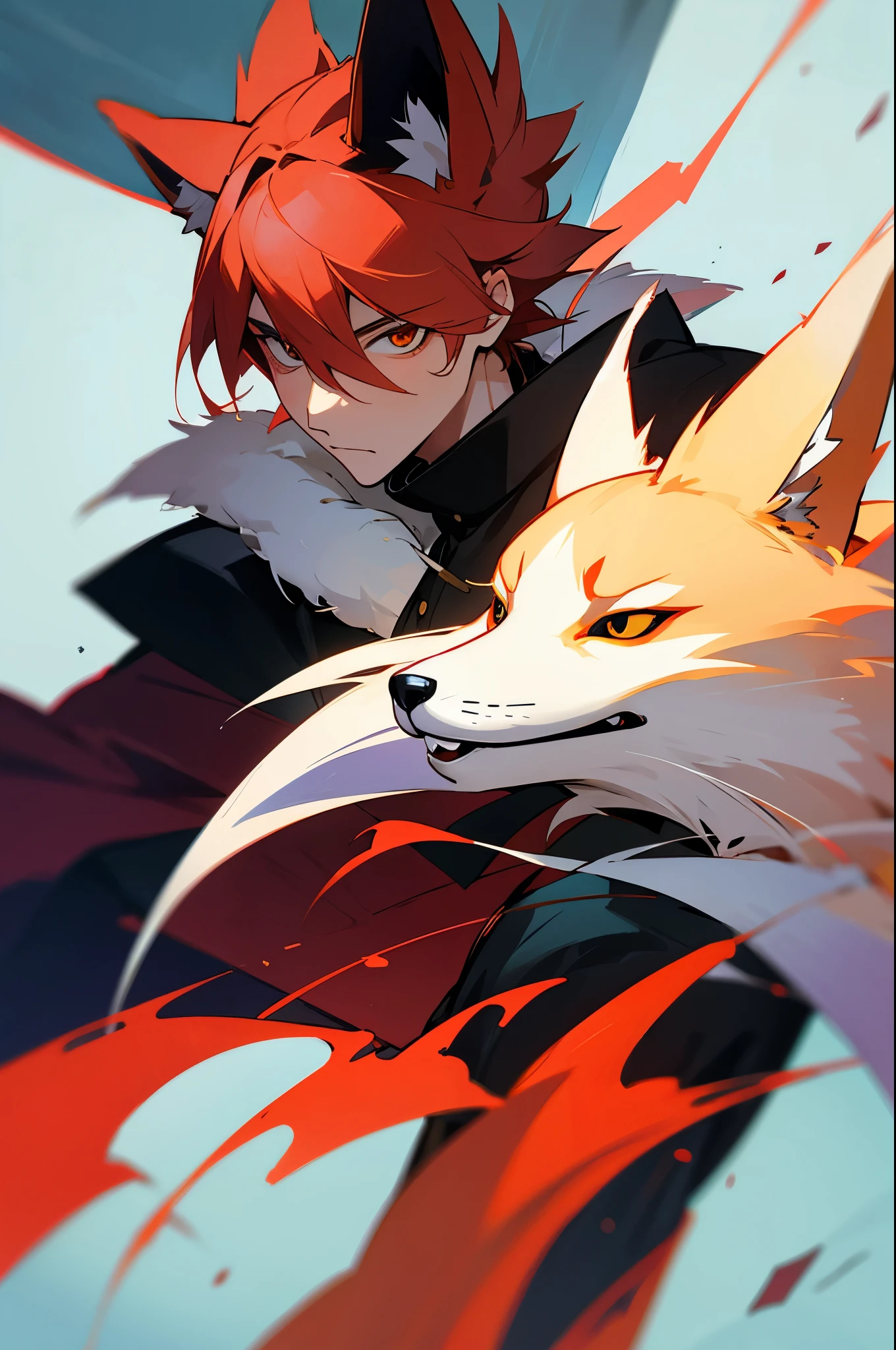 fox man with fox head