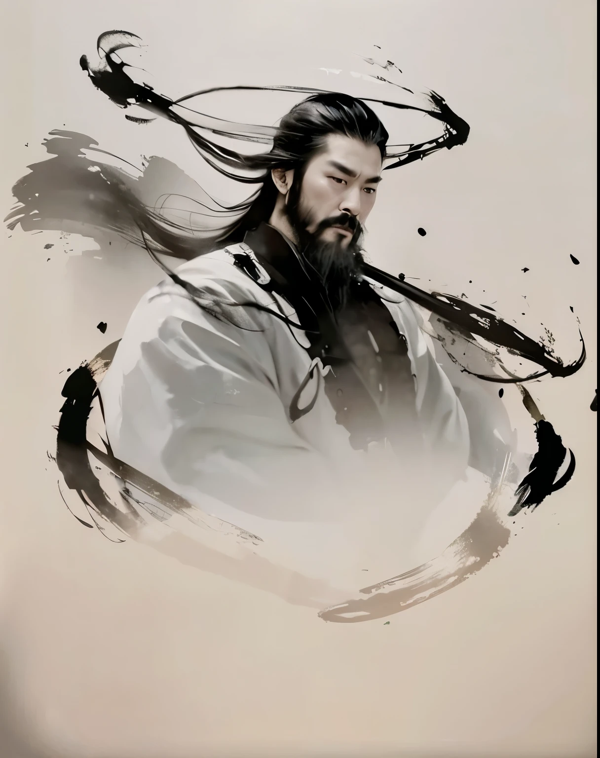 Chinese Warring States Warlord,Fighting with a sword