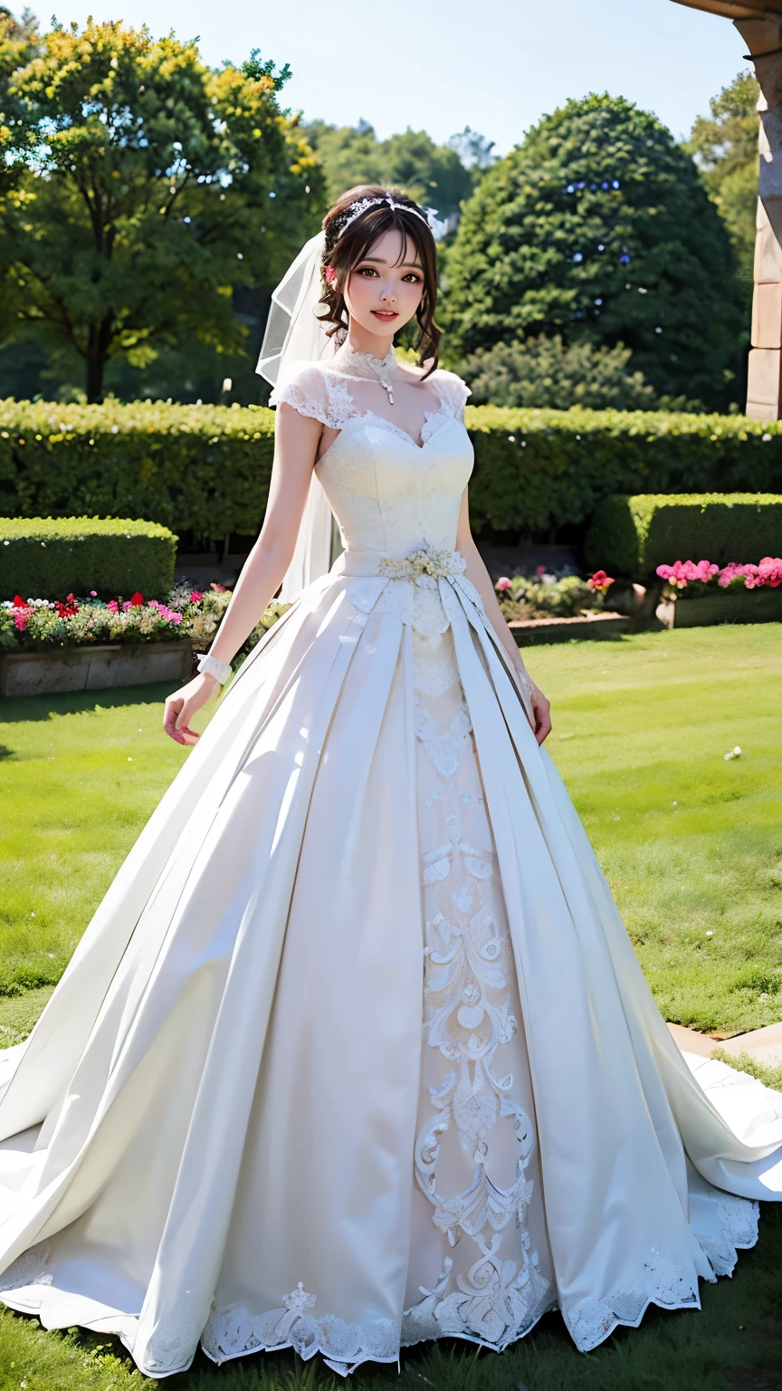 Garden Wedding、bride、Wedding dress