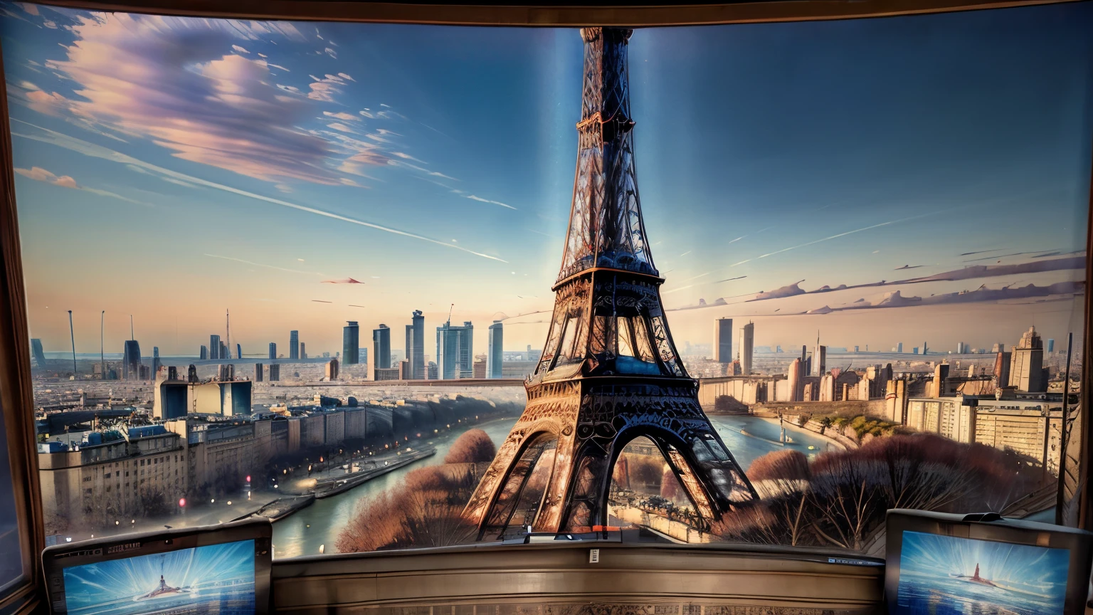 Windows Wallpaper. The Eiffel Tower