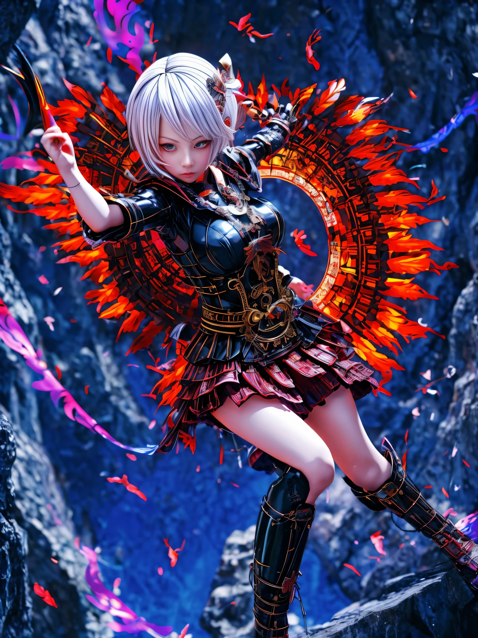Metal with delicate mechanical patterns,slope,Metal part texture,monochrome,Solitary,Grayscale,Matte metal,wire rod,dark,epic,fantasy,excellent,1 girl,white hair,plump breasts,被turn around的透明红色卷轴包围,Floating transparent red Chinese,Dynamic,turn around,flight,lying in the air,University teachers don’t look at the camera,calligraphy,Solitary,blue eyes,Possession of weapons,neon,glow,Mecha,Cyberpunk,Open hand,V-shaped fins,Movie Lighting,Strong contrast,High Detail,Female Venom,Perfect body,slim,Bailout Failure Effect,Graphics,Line art,Luffy,(Wudang),see through,Magic Circle,Magic Circle,cartoon,8k,best quality,masterpiece