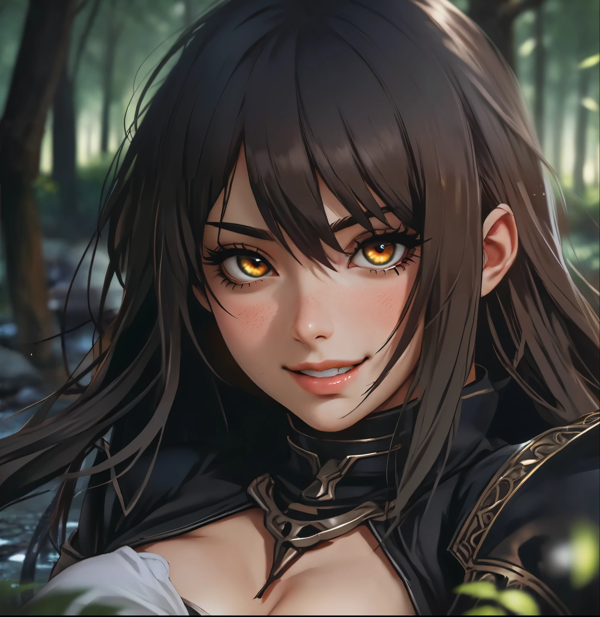 Extend image, forest background