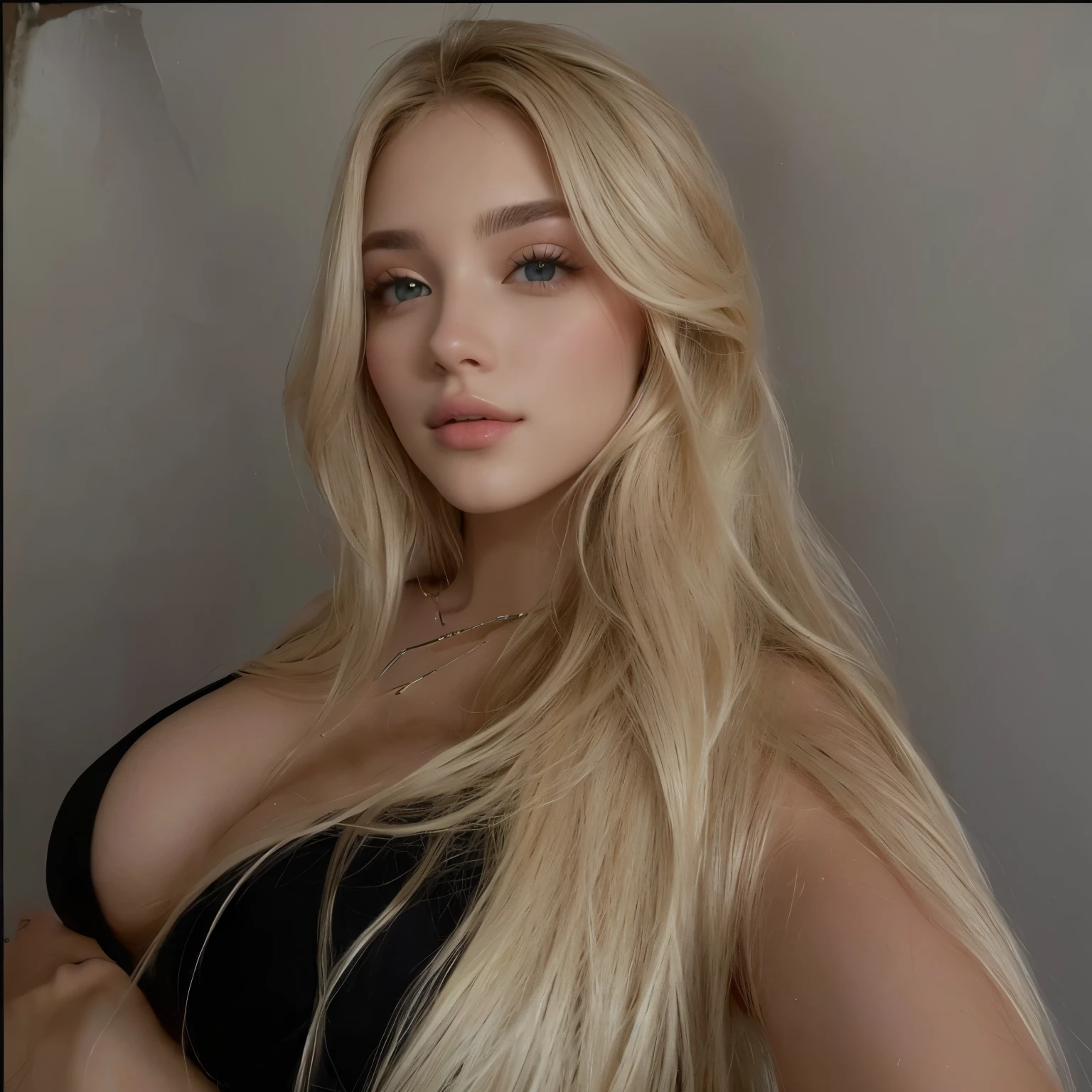 Cabelo perfeito, nariz perfeito, olhos perfeitos, boca perfeita, ????? grandes e bonitos, cabelo perfeito