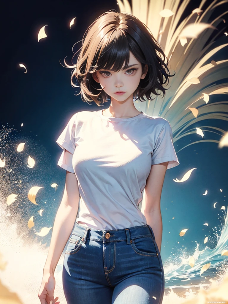 :: comix style ryuko hikari ::2.9 style :: concept art, smooth, sharp focus, illustration, , character sheet, lightningwave, beautiful style::style jkenneth rocafort ::2.9 (masterpiece:1.2, best quality), (finely detailed beautiful eyes: 1.2), ((1girl jada sezer beautiful woman )), ((solo)), (red eyes:1.4), (finely detailed eyes and detailed face:1.3),), (with jeans and a white t-shirt or dress:1.3), (beautiful and clear background:1.2), (extremely detailed cg, ultra-detailed, best shadow:1.1), ((depth of field)), ((watercolor)), large breasts, bare shoulders, flowers and petals, beautiful concept illustration , (white background:0.5), (illustration :1.1), (extremely fine and beautiful:1.1), (perfect details:1.1),::yoji shinkawa style ::2.0 illustration style,tatoon style,ferocious bear ultra detailed, (beautiful and clear background:1.2),, fantastic paintings ,graffit style, perfection, dynamic, highly detailed, watercolor painting, artstation, concept art, smooth, sharp focus, illustration, character sheet, artstation, concept art, smooth, sharp focus, illustration, art by kim jung gi,, artgerm, carne griffiths and wadim kashin ,, lightningwave, watercolor painting ,paint dripping by tim okamura, victor nizovtsev, greg rutkowski, noah bradley. trending on artstation, 8k, masterpiece, graffiti paint, fine detail, full of color, intricate detail, golden ratio illustration,monochromatic green background, masterpiece, best quality, high quality, highres, best quality, high resolution fix, bright amazing lighting, detail enhancement, best quality, high quality, highres, detail enhancement, best quality, high quality, 8k