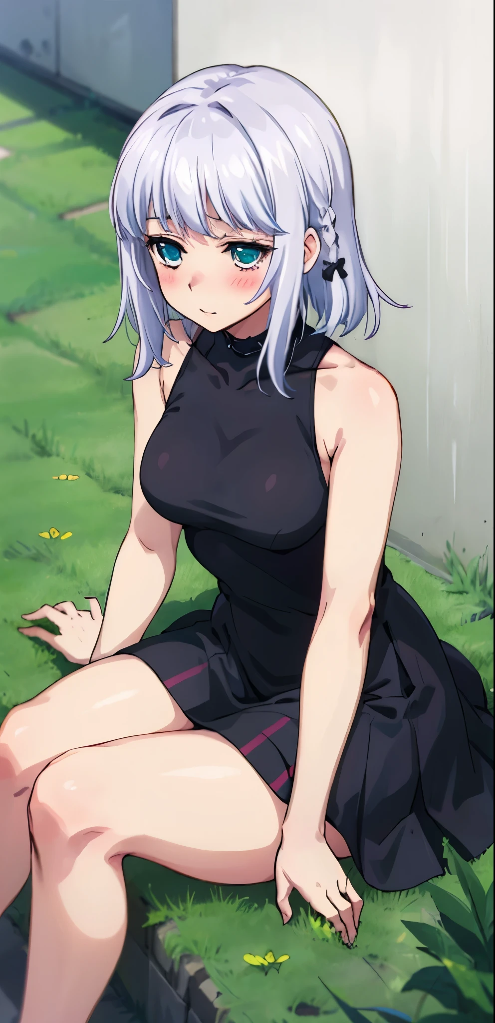 Super detailed(eye:1.7),highest quality、Best image quality、Beautiful valley、Disheveled clothes、thin、Humiliated face、Dog Pose、Super detailed、C cup breasts、Light Particles 0.5、Moist eyes、Wet body、lick、Open your mouth、Sticking out tongue、dripping cloudy saliva、Small face、Kemomimi Village Girl、White Hair、Up ponytail、Bare legs、Bare buttocks、Twisted clothes、、ultra detail eye