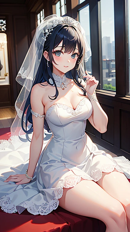 Bride in wedding dress、Beauty、wedding style、1 person