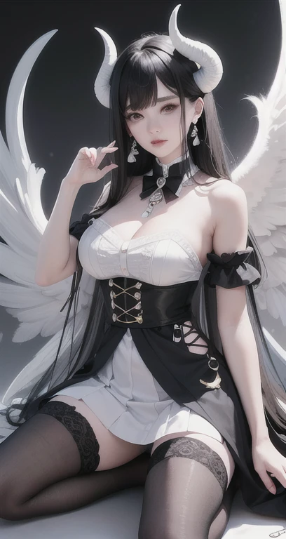 (realisitic、Photorealsitic:1.4), (8K、Raw photography、top-quality、masterpiece:1.2)、cute little、ultra-detailliert、Heart-shaped pupil、physically-based renderingt、超A high resolution、Look at viewers、Photorealistic、Realistic、Solo, Photorealistic、top-quality、extra detailed face、extremely detailed eye and face、beatiful detailed eyes、 Adult woman in ta style posing for photo, Erotic look, Full body!!, angelic pretty, A dark-haired、pale-blue、Erotic Poses, white panties, White ruffled socks, (Standing Pose), Background of the majestic temple