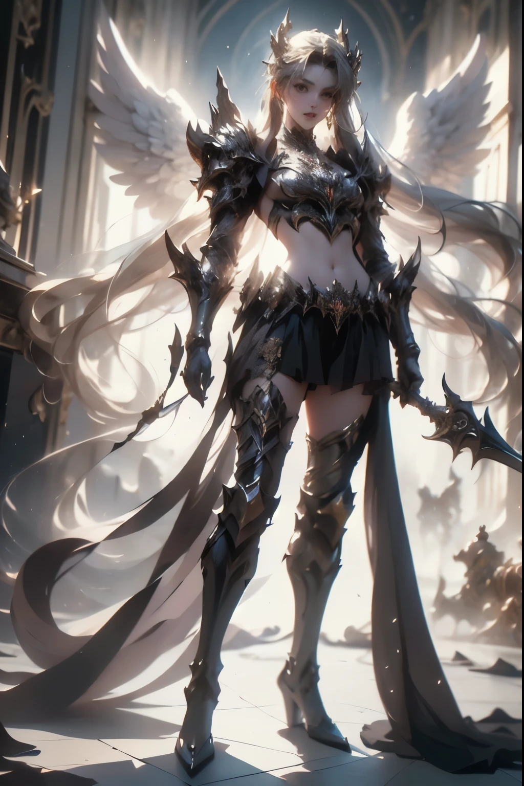 um close de uma mulher com uma caveira no ombro, Anjo majestoso de corpo inteiro, garota anjo cavaleiro, angel in plastic armor, anjo feminino alto, linda garota anjo ciborgue, beautiful female cleric, cushart krenz arte chave feminino, serafim, Conceito de personagem do Shadowverse, deusa. detalhes extremamente altos, ( ( arte conceitual do personagem ) ), Araffe Angel com asas dourado andando em uma rua, Anjo majestoso de corpo inteiro, super anjo largo, anjo largo shot, anjo largo, epic angel wings, body shot of cinematic goddess, Epic angle and pose, Asas angelicais nas costas, grosso, quente, compartilhar, linda garota anjo, de lindo anjo, tiro distante de anjo alto, foto gigante e impressionante da deusa, tem uma mulher de cabelo rosa, corpo inteiro, corpo inteiro, looking at the camera, Obras de arte sem estilo de Guweiz, ! sonho artegerm, Lois van Baarle e Ross, estilo de arte realista, Modelo IG | artegerm, Sem estilo Ross Tran, inspirado em Ross Tran, estilo artegerm, artegerm e atey ghailan, Gold-plated Araffe in front of a building, Armadura Dourada Angelical, unreal motor render Knights of the Zodiac, Deusa Dourada Atena, like a mystical valkyrie, cosplay ornamentado, Deusa grega Atena, usando armadura dourada, 3 d deusa minerva, Knights of the Zodiac, - moon jewelry on forehead, angry expression, sad expression, Sailor Moon, armadura dourada,  ([cabelos longos]:1.8), (corpo todo:1.8), (standing full body image:1.8), (Parte superior do corpo para cima:0.3),retrato, , middle Ages, Classicismo, Andrey Atroshenko estilo, pintura, Traditional media, realista, detailed symmetrical eyes, rosto lindo detalhado, figurativo, belas artes, oil on canvas, HDR, 8k, Personagem original, high resolution, alto detalhe, foco no rosto, retrato, , middle Ages, Classicismo, Andrey Atroshenko estilo, pintura, Traditional media, realista, detailed symmetrical eyes, rosto lindo detalhado, figurativo, belas artes, oil on canvas

