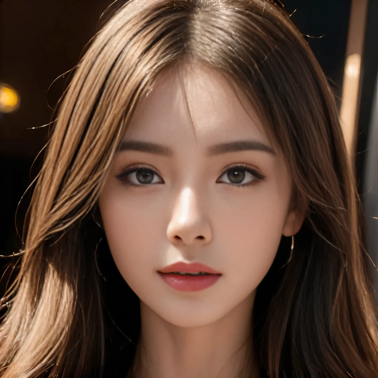 (best quality,4k,8k,highres,masterpiece:1.2),ultra-detailed,(realistic,photorealistic,photo-realistic:1.37), HDR,UHD,studio lighting,ultra-fine painting,sharp focus,physically-based rendering,extreme detail description,professional,vivid colors,bokeh, portraits, A girl facing the camera, sitting