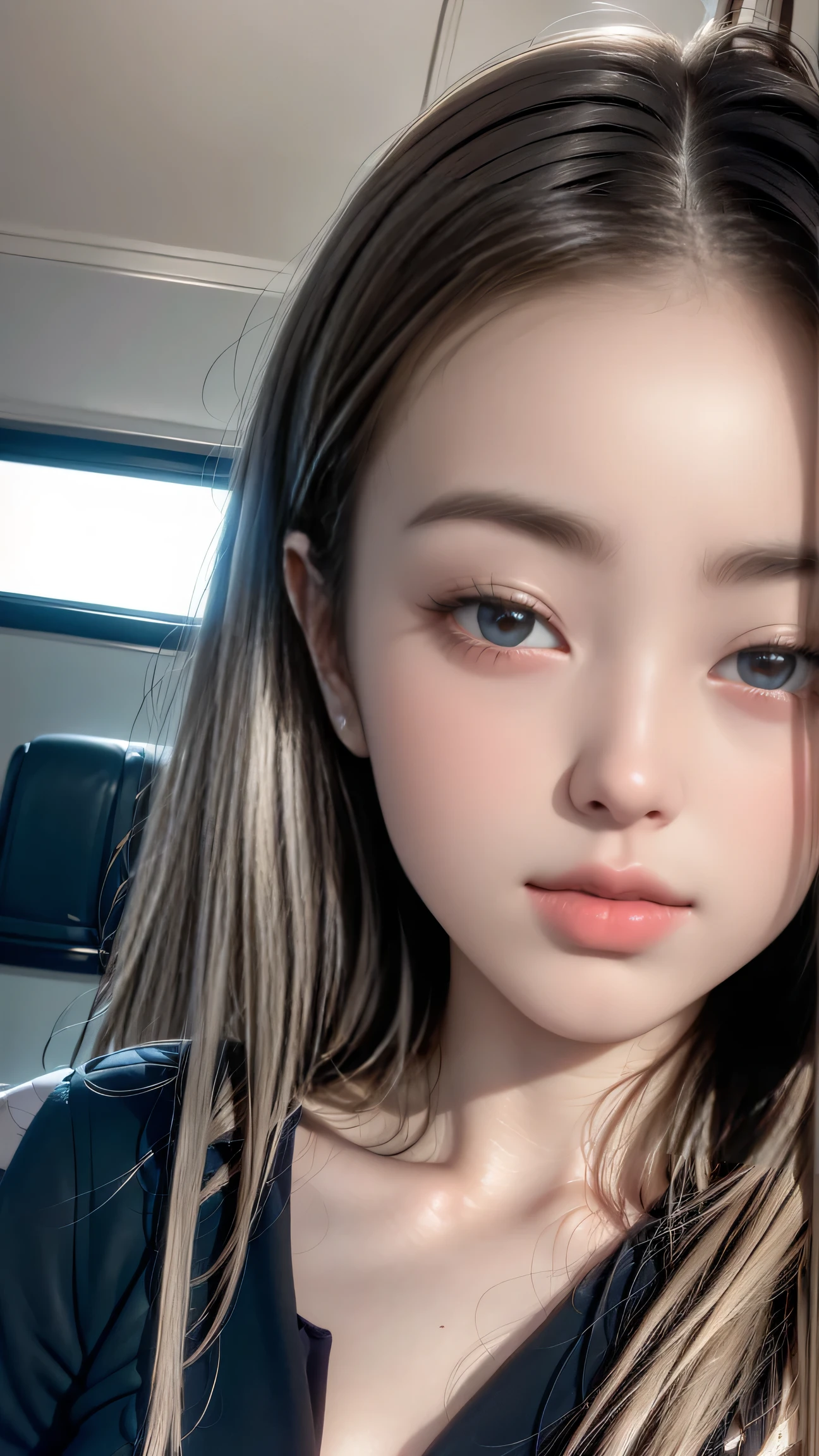 ((Beautiful girl in heat, Baby Face)), Perfect Style, ((Detailed eyes and face, Professional photography techniques, Cinema Lighting)), (Sexy expression)