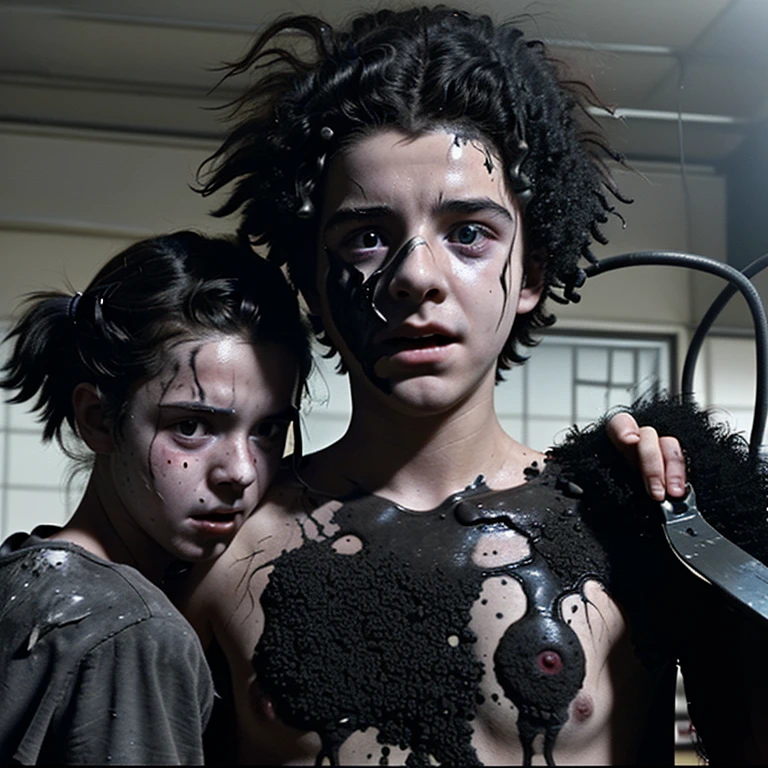 A school comedy film about young actors who are electrocuted during an experiment and end up covered in soot and in tatters..