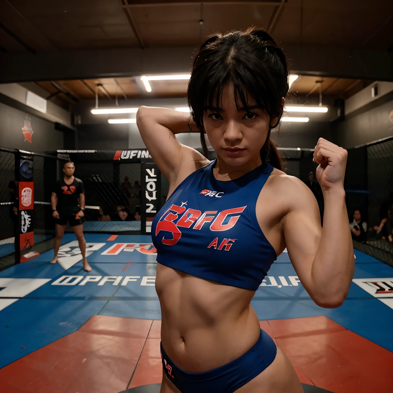 Genera a ranma como un peleador de ufc