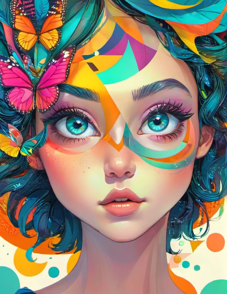 ("Generate an illustration in a style that blends organic shapes with geometric patterns, emphasizing vibrant colors and dynamic compositions.")best quality, expressive eyes, perfect face, "Generate an illustration in a style that blends organic shapes with geometric patterns, emphasizing vibrant colors and dynamic compositions."