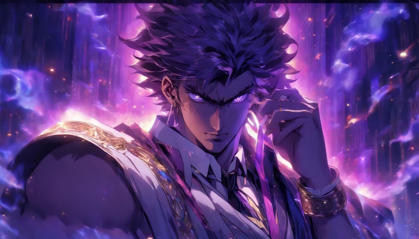 Intricate details, masterpiece, highest quality, Very detailed,Cinema Lighting, Beautiful sparkle, Beautifully detailed face and eyes, 8k, Dark intense shadows, Roman Emperor Constantine the Great resurrected in modern times。34 years old。one adult male。Long body。broad shoulder。thick neck。eyes like a lion。Bright and sharp eyes。Looking here。Sincere and kind。Kind and reliable。Deal with it sternly if necessary.。talented and hardworking businessman。successful gentleman。careerist。he is wearing a high quality white suit。dark purple tie。Light purple shirt。forceful。An overwhelming sense of control。romance novel hero。Bold composition。look up to。lyrical。Dramatic。heartful。Romantic。Travel situation。Exotic。opulent。elegan。elegance。Background of Constantine in Algeria reflected in the sunset。masterpiece。top-quality。Super beautiful。The ultra -The high-definition。detaileds。exquisite。