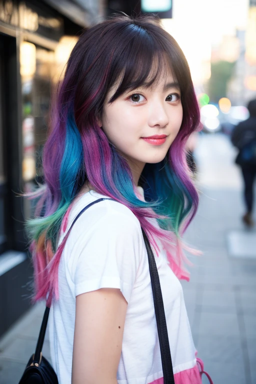 Colorful Hair Girl