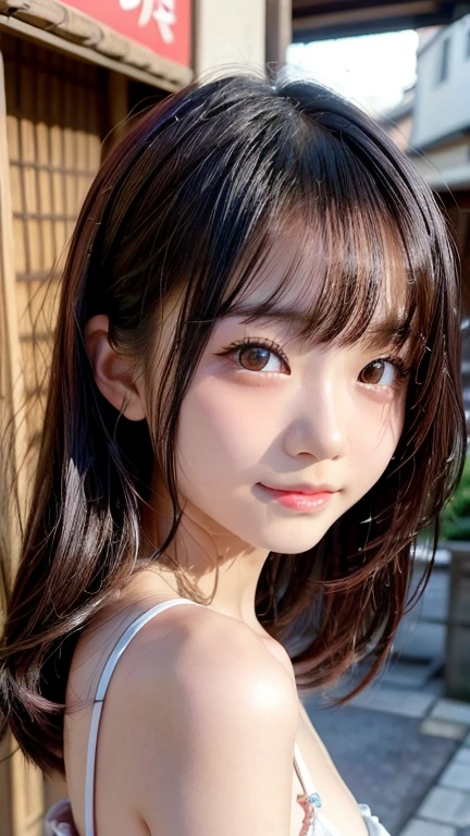 Japan Person, 1girl, , japan femes idol, 1cute girl, very young face, masterpiece, high quality, looking at viewer, small face, (very small tits:1.8)