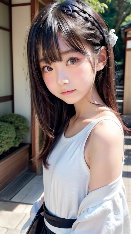Japan Person, 1girl, , japan femes idol, 1cute girl, very young face, masterpiece, high quality, looking at viewer, small face, (very small tits:1.8)