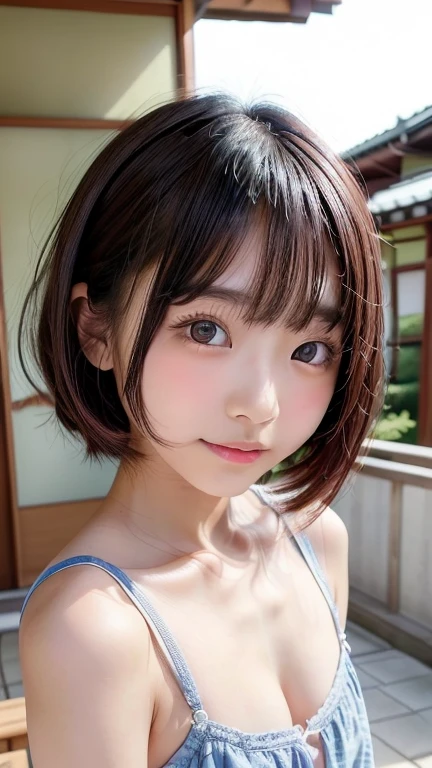 Japan Person, 1girl, , japan femes idol, 1cute girl, very young face, masterpiece, high quality, looking at viewer, small face, （very small tits:1.8）