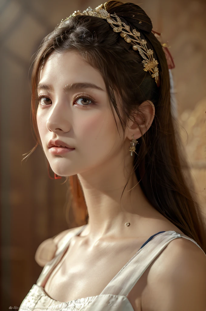 ((Best quality, 8K, masterpiece: 1.3)), whole body, keen focus: 1.2, perfect body beauty: 1.4, slim abs: 1.2, ((dart brown hair,: 1.2)), dress dress: 1.1, (street: 1.1), highly detailed facial and skin texture, exquisite eyes, double eyelids
