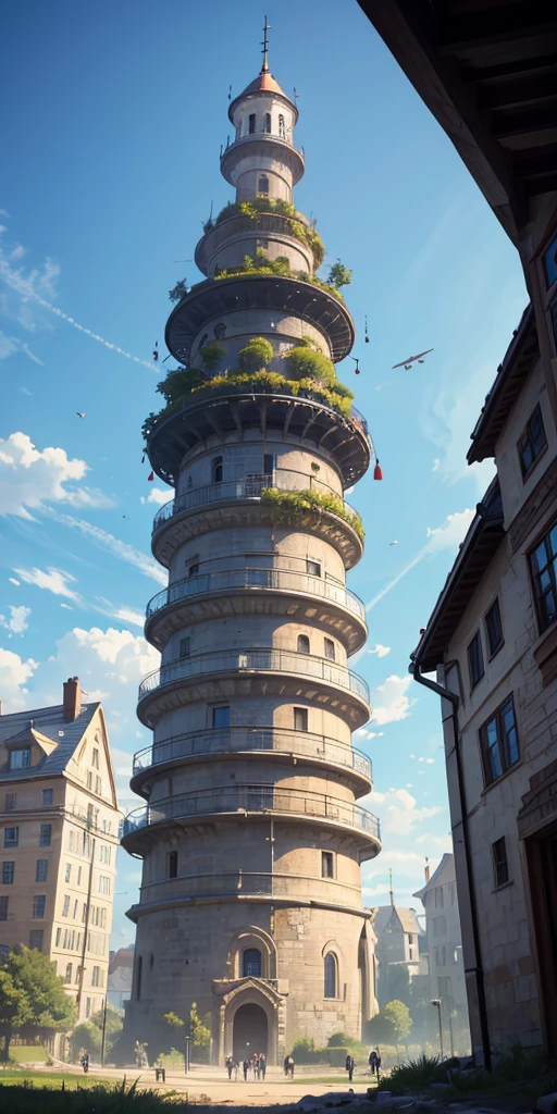 A HUGE TOWER THAT SURGED FROM UNDERGROUND... THE WHOLE WORLD IS PARALIZED IN SHOCK