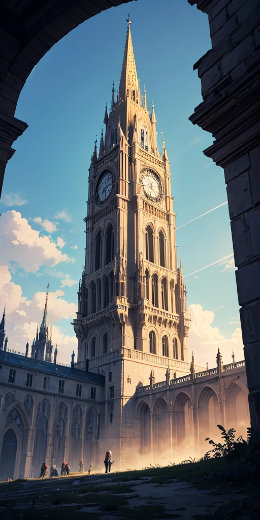 A HUGE TOWER THAT SURGED FROM UNDERGROUND... THE WHOLE WORLD IS PARALIZED IN SHOCK