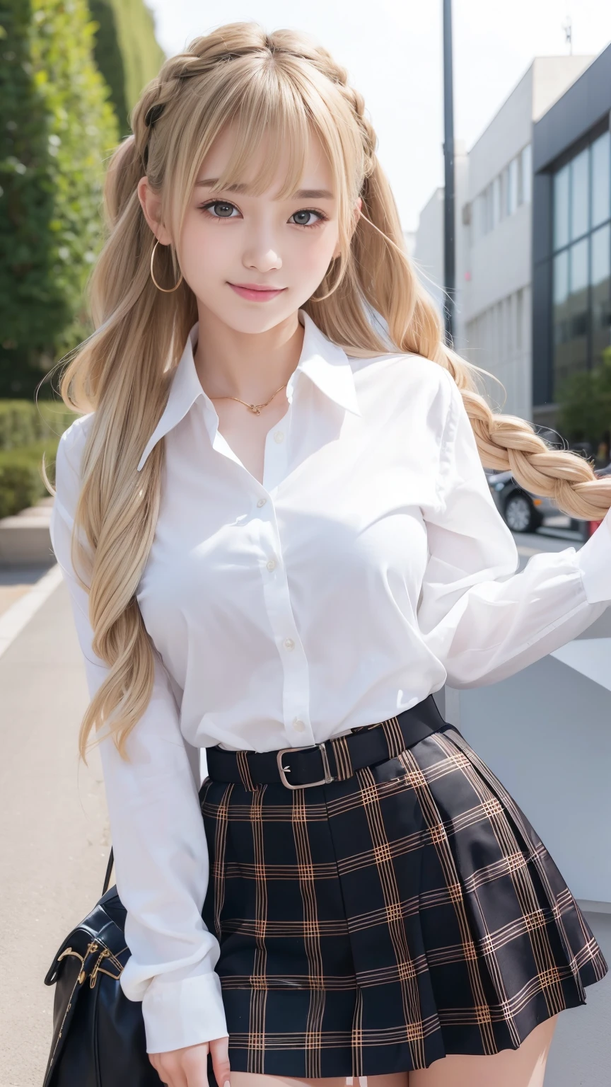 blond woman in white shirt and black skirt by a pool, Portraits inspired by Yanjun Cheng, Tumblr, Renaissance, A tight, smooth white suit., Put on a shirt, fine white shirt, wearing white shirt, clothed in white shirt, white shirt, Wear a white button-up shirt., wearing a white shirt, Long sleeve shirt with buttons, white shirt
