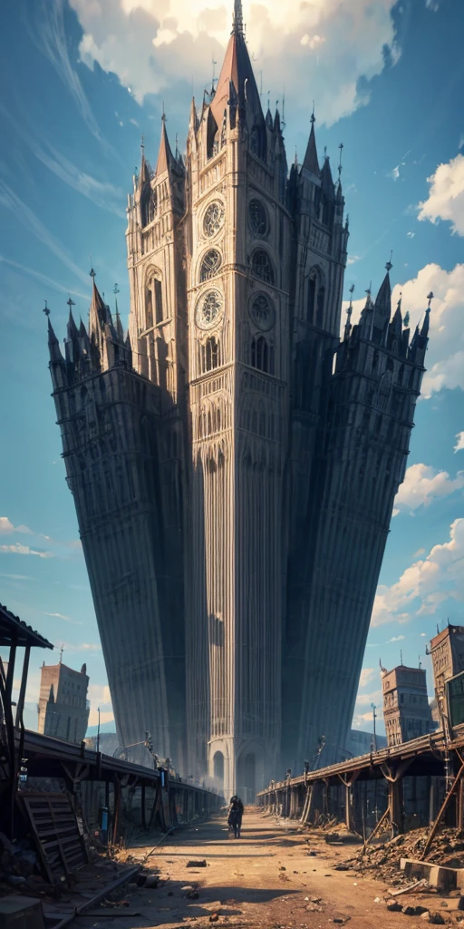 A HUGE TOWER THAT SURGED FROM UNDERGROUND... THE WHOLE WORLD IS PARALIZED IN SHOCK