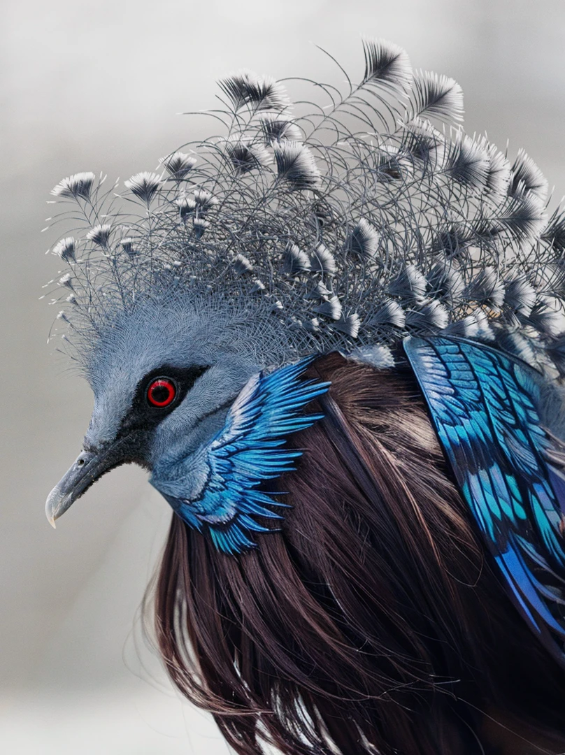 Fantastic pattern。Flapping wings。