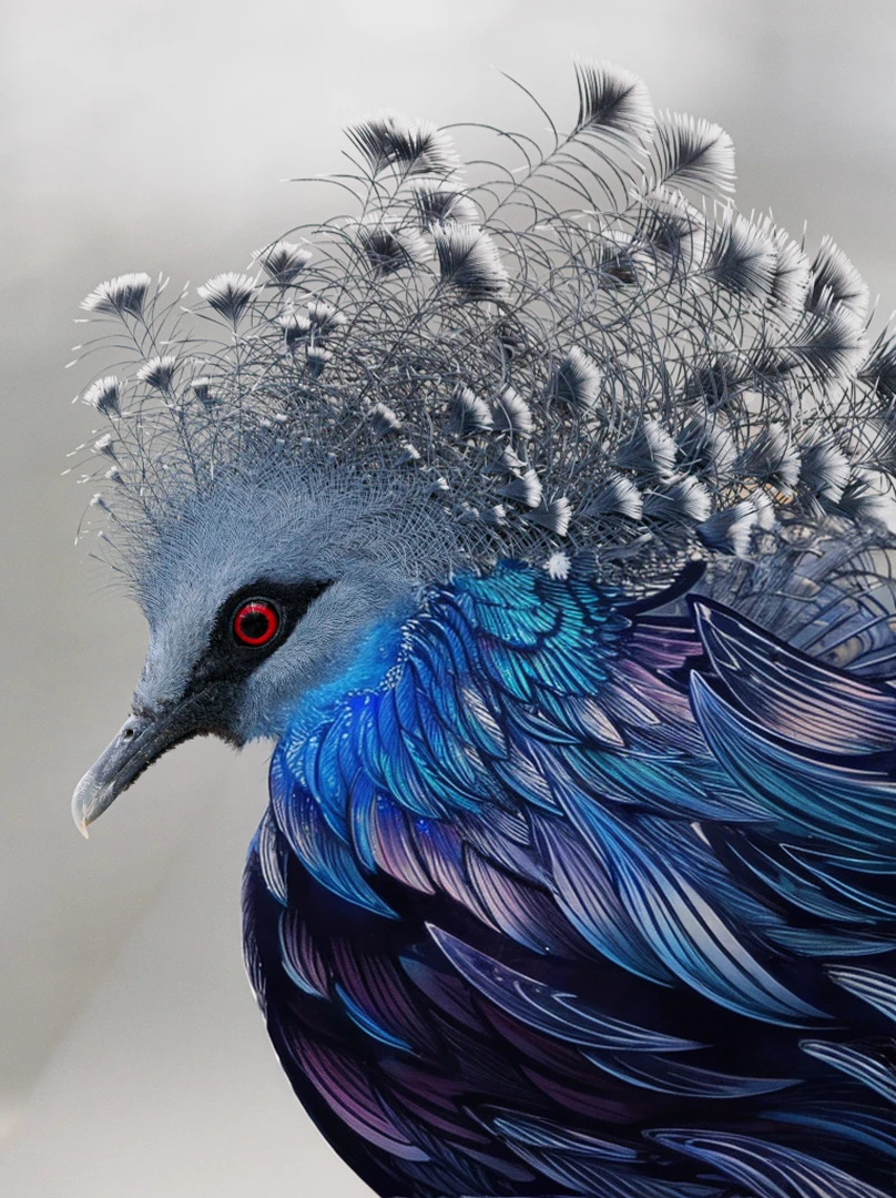 Fantastic pattern。Flapping wings。
