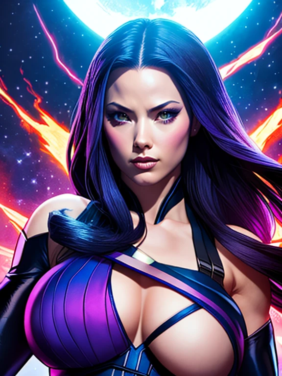 Britney Spears in a black suit holding two purple orbs, kate bishop, psylocke, tor of wonder, with black magic powers, No text, glowing black aura, Chris Moore. , furious dark haired women, Yennefer, villain, black Widow, nanogirl, cat black, raven black hair, Dark aura Britney Spears with long black hair and purple hair, , dark purple hair, black and violet costume, dark purple hair and cybernetics, x-men storm, No text, roxo e preto, ( ( spider-woman ) ), violet and black, raven black hair, starfire, black and purple, black hair with purple highlights better quality, realisitic, realisitic, award-winning illustration, (Highly detailed texture of face and skin), (all-body), (Complicated Detail: 1.2), (fine-details), (Complicated Detail), (Cinematic Lights, better quality backlight), Sharp lines, sharp focus, offcial art, unity wallpaper 8k, absurdrez, unbelievably absurd, huge filesize, ultra-, Fantasyart, RTX,((close-up photos from the award-winning studio)), , (escape), , perfect hands, beautiful detailed eyes, face perfect