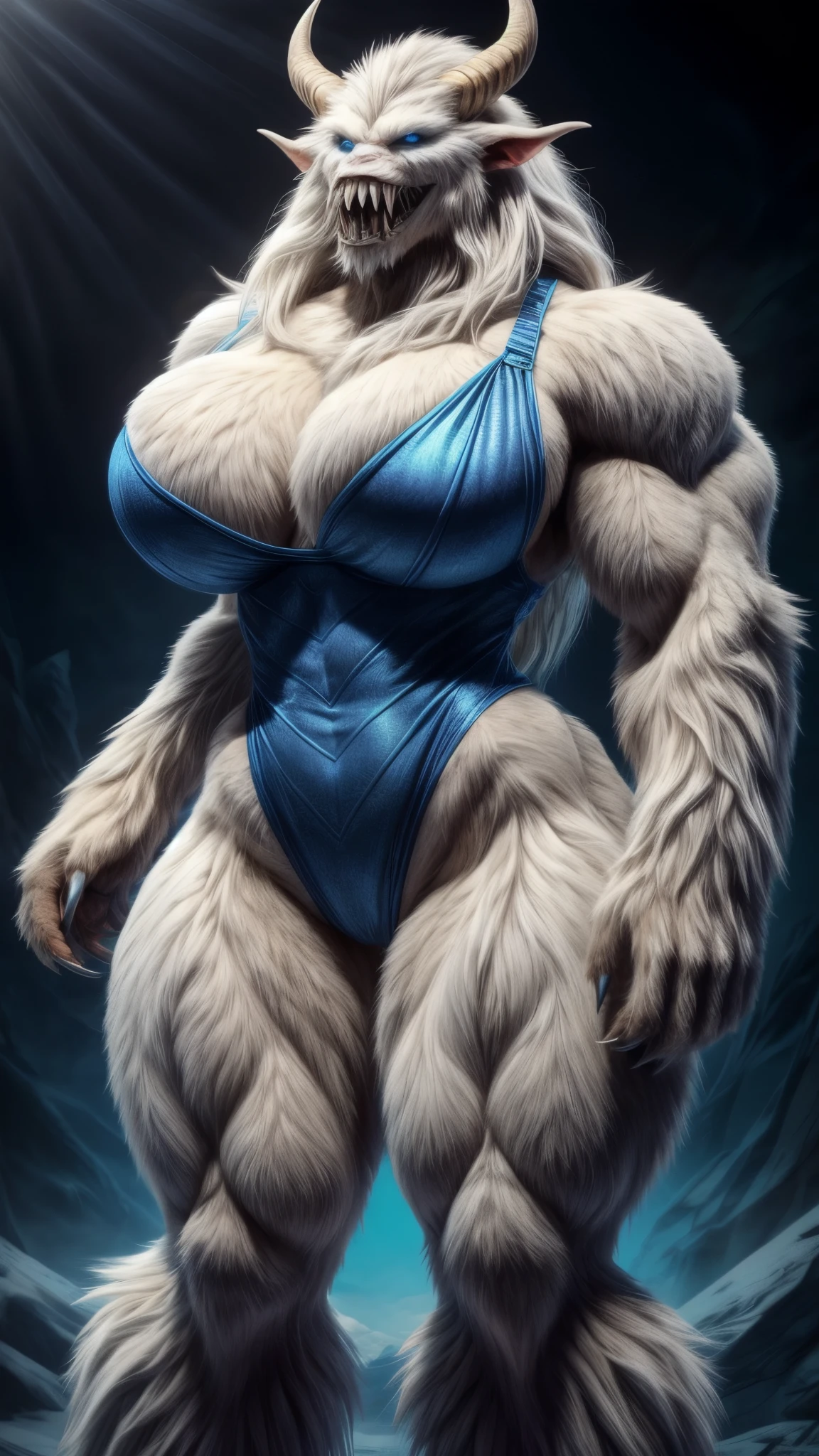 (best quality,ultra-detailed,realistic:1.37), solo, anthro absol, embarrassed expression, shy expression, nude, nipples, muscular female, muscular arms, muscular legs, muscular feet, muscular thighs, big breasts, massive breasts, wide hips, big butt, big hips, long tail, tall figure, curvy figure, thick figure, bulky figure, standing, outside, outdoor, public, full body photo.