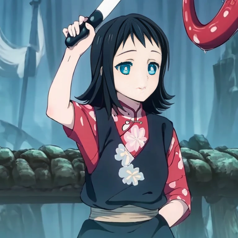 Young and beautiful woman, I want to squeeze,Dirty,Body,short,Black Hair,One girl,China dress,wear,Wet,Tentacles,Being attacked,Tentaclesと女の子がセックス,