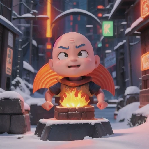 Bald Star Landform,Macro Movie Telephoto,Hot stamping marble bright orange ocean,Giant conch rectangular stone field,9910 AD,Cobra God Fire Shines in the Ice and Snow Midnight,Unreal Engine,Cyberpunk Apocalypse,sci-fi tilt-shift,Stereogram,digital 3d,CG Art,(((1 Nautilus)))