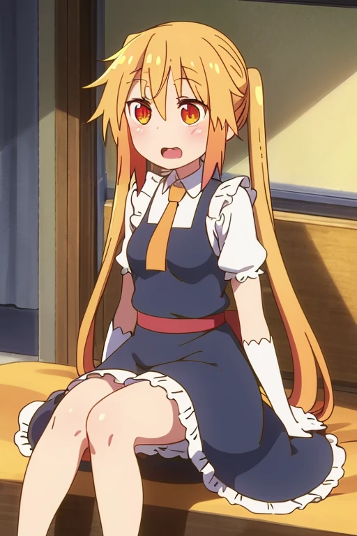 ((highest quality)), ((masterpiece)), (be familiar with), Perfect Face, indoor, Bedroom, Watching the audience,
One woman, Thor,
Open Mouth, Ecstatic expression, blush, smile,
Small breasts, Flat Chest, Young Girl, , , Girl,
Long Hair, Golden Hair, Orange eyes, Long Hair,
Leg spread,