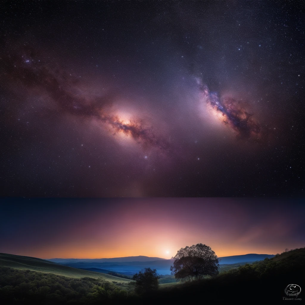 Please make beautiful galaxy with stars