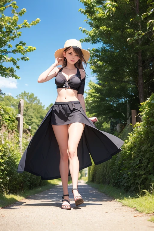 Let's eat raw oysters together, fully-dressed oyster girl