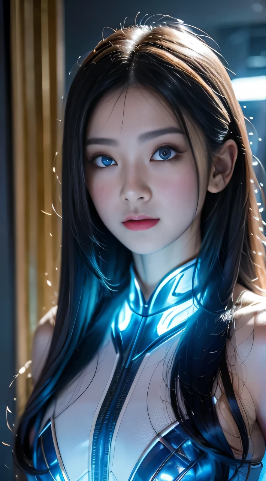 1 Beauty of Asian、gorgeous blue bikini ((upper body from head to thighs)portrait shooting((High quality))、 ((Fantasy)), Vulgarity, beautiful small breast, obscenity, (Lewd smile:1.2), coarse, Obscene, mean, (raunchy:1.2), (Immoral:1.2), Lachish, (small breasts with beautiful raised pink areolas,,,,,,,,,,,,,:1.5), (Cameltoe), (Expression of ecstasy:1.2), Photorealistic, Official art, Unity 8K Wall , 8K Portrait, Best Quality, Very high resolution, (Incredibly beautiful nature background:1.6), (18 years old:1.5), (Sexy and glamorous:1.1), (A coquettish expression:1.6), (seductively smiling:1.6), (erotic posing:1.9), (Model Posing:1.8), Beautiful seductive face, Portrait, (Thick eyebrows:1.4), (Big scarlet eyes:1.2), Beautiful eyes with fine symmetry, (Ultra detailed eyes:1.4), (High resolution blue eyes:1.1), Intimate face, (ultra detailed skin texture:1.4), White skin, pale skin, Perfect Anatomy, Thin, (Beautiful toned body:1.5), Hair Bow, (Moist skin:1.2), No makeup, (dark circles:1.1), Good anatomy, Focus Face, good-looking, , ( Face:1.5), Elegant face, Nice, Dolce, (Around her neck is an elaborately crafted necklace...........), (Bioluminescence with brilliant brilliance:1.4), (Luminous magic circle:1.5), Ruins of an ancient castle, Shining majestic cloud masses and sky, lightning bolt, Epic Realistic, (Greg Rutkowski:0.8), (teal and orange:0.4), (Art Station:1.5), Cinematic, (nffsw:1.5), Hyper Detailed, Dramatic light, (Intricate details:1.1), Beautiful black hair, (Wearing a gauntlet with a dense and very beautiful design decorated with jewels:1.1),