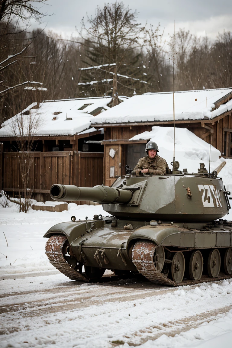 heavy tank shooting,ww2,battle of the bulge