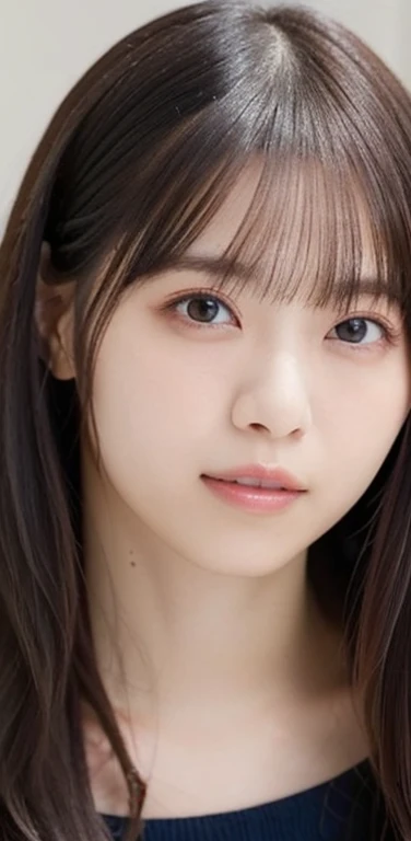 1 Female, Updo, (Ultra Realistic, High resolution), (Highly detailed eyes, Highly detailed hair, Highly detailed face, Highly detailed thin lips), Pastel colored tight blouse、Knitted micro mini skirt, A kind smile, (highest quality:1.4), RAW Photos, (Realistic, photo-Realistic:1.37), Professional photography, Cinematic Light, (Very beautiful face: 1.2),Very large breasts、Cleavage、Voluptuous thighs、Pictured from head to knee