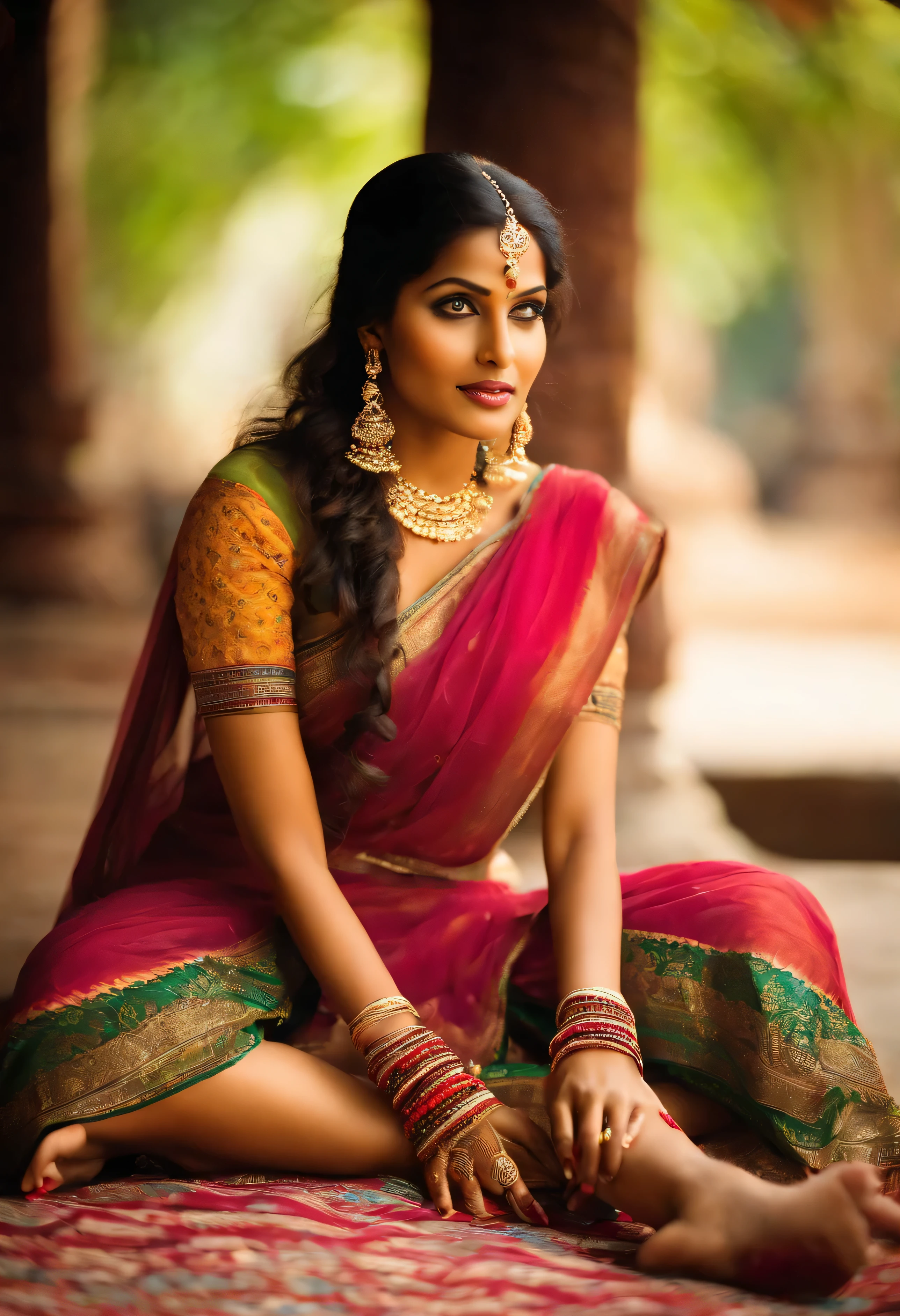 Open legs Indian women 