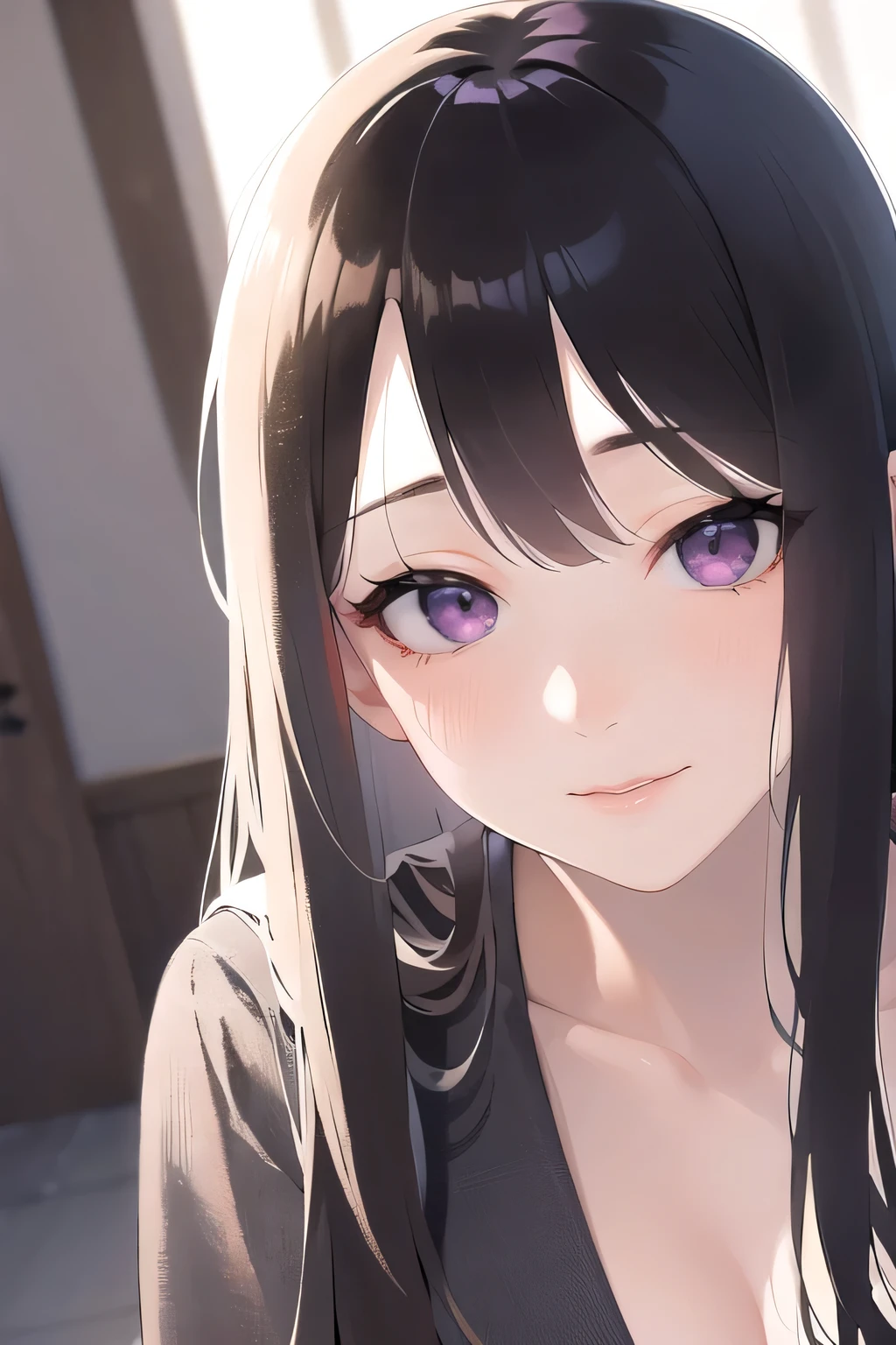 Side angle,(avert your eyes:1.5),Realistic,(Pale skin: 1.2), RAW Photos,Realistic,Portrait Photography,Shiny skin,Japanese Idols,Shiny Hair,(A 25-year-old woman with medium-length straight hair and bangs) and (Black Hair) and (Purple eyes),smile,Background is an office room,by 2 person,All naked,naked,Dick,penis,semen,Creampie,Pussy,Male organ,Sex,Sweat,Sweaty,Female organ,Lower Body,Pussy,Ahegao,After Sex