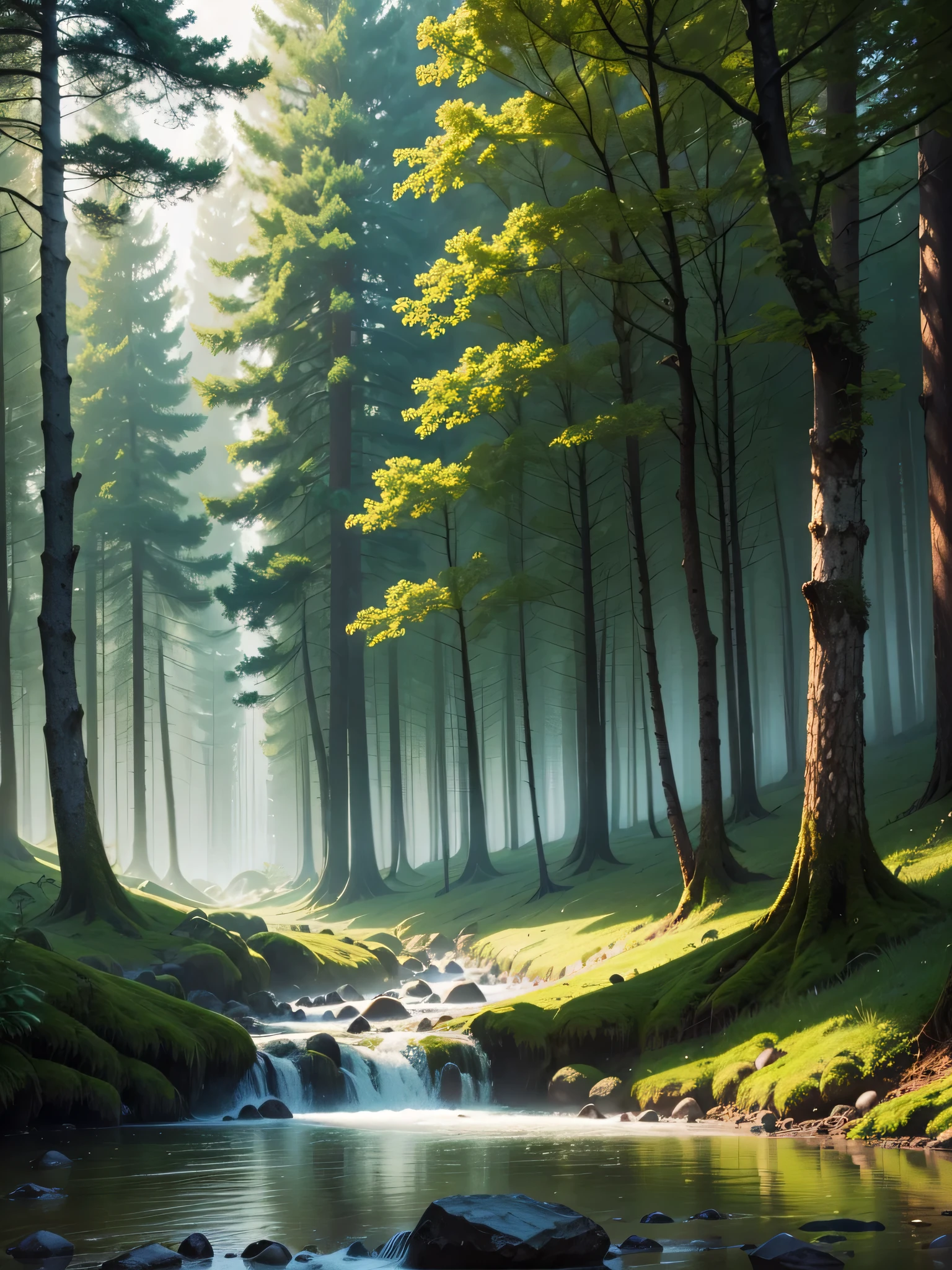 forest, landscape, stock