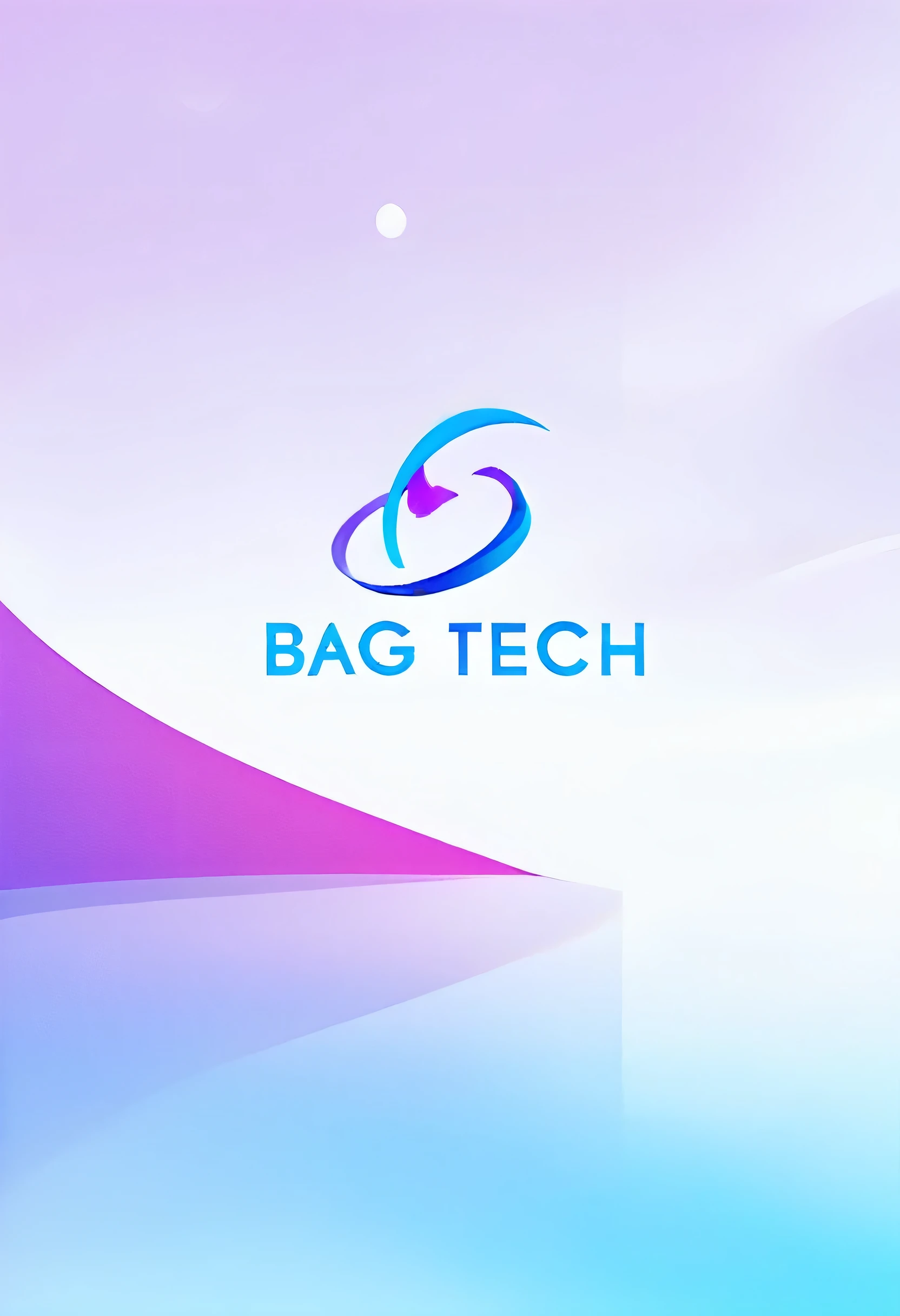 design me a clean, simple and aesthetic LOGO, written "BG Tech" in creative fonts and colourful background