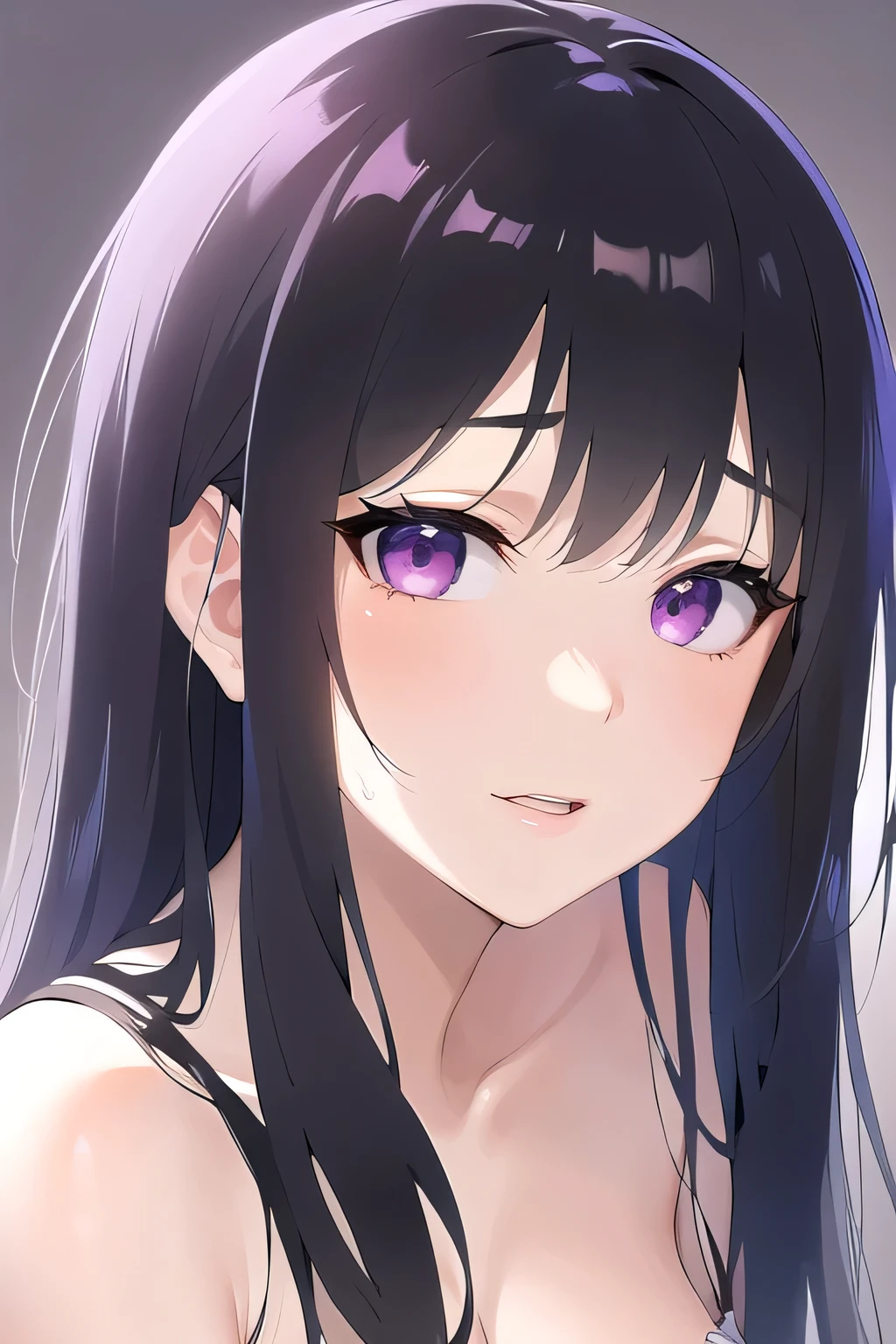 Side angle,(avert your eyes:1.5),Realistic,(Pale skin: 1.2), RAW Photos,Realistic,Portrait Photography,Shiny skin,Japanese Idols,Shiny Hair,(A 25-year-old woman with medium-length straight hair and bangs) and (Black Hair) and (Purple eyes),smile,Background is an office room,by 2 person,All naked,naked,Dick,penis,semen,Creampie,Pussy,Male organ,Sex,Sweat,Sweaty,Female organ,Lower Body,Pussy,Ahegao,After Sex,Normal position,Blowjob,Deep Throat,Cowgirl,Lateral view
