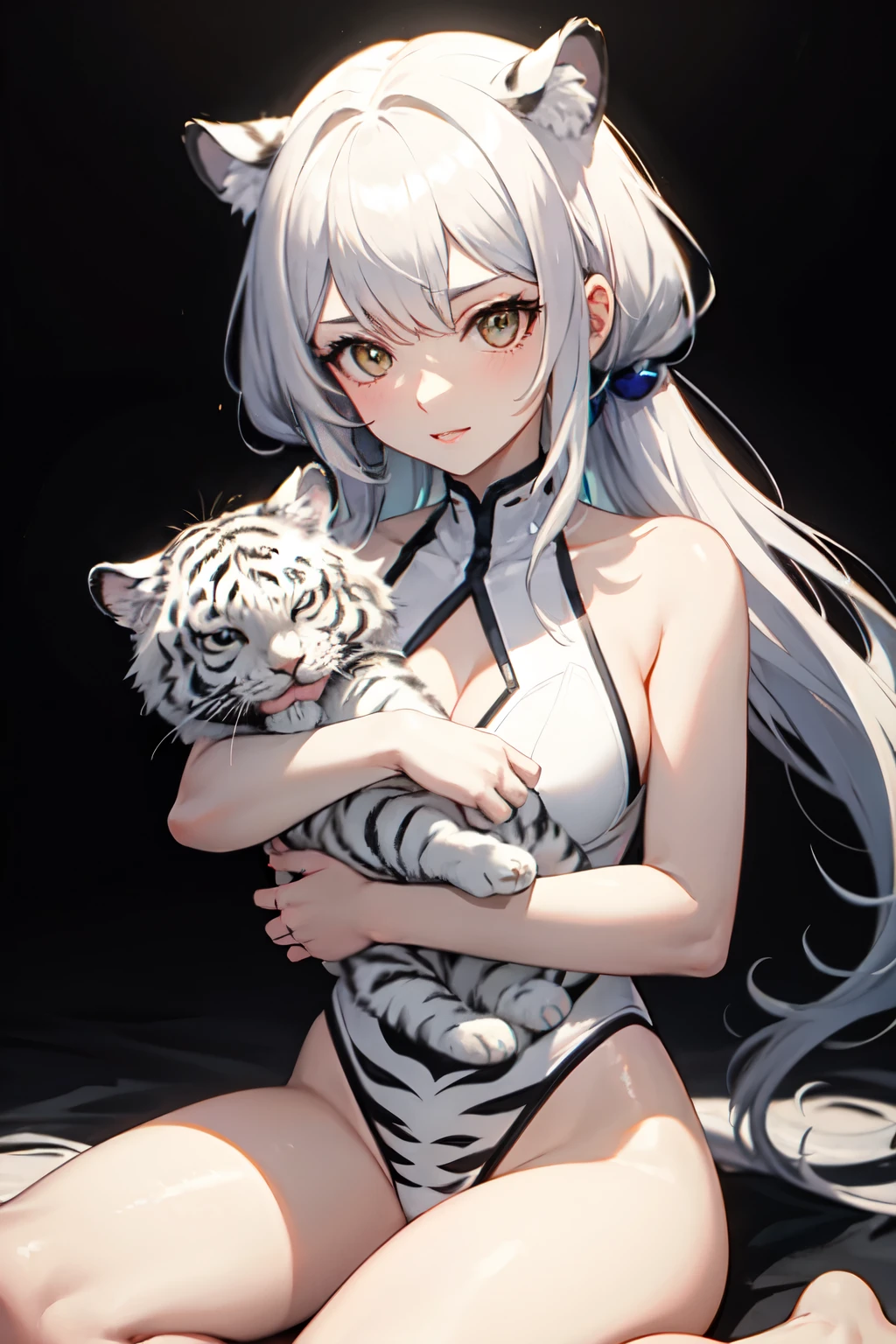 Baby White Tiger 